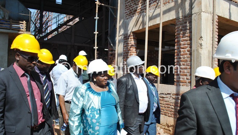 To get a new lease of life: Members of Parliament (MPs) touring the Salima Sugar Project, a GBI investment, currently under construction.
