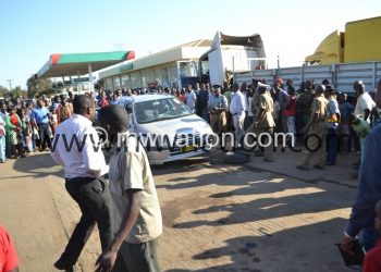 The crime scene at Kanengo Puma Filling Station