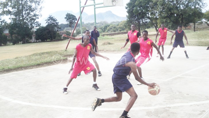 Basketball in action at Blantyre Youth Centre (BYC)
