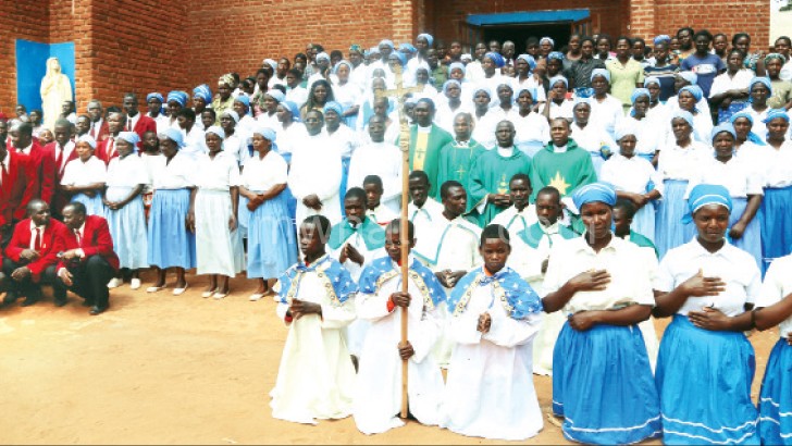 Part of the gathering that graced the occasion at Katete Parish