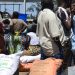Fisp beneficiaries wait to buy the farm inputs