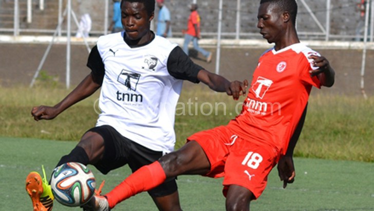 Dedza Young Soccer (in white) held Big Bullets