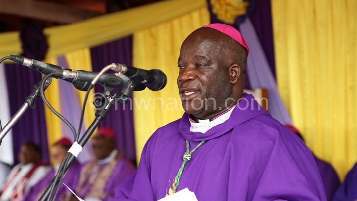 To be guest of honour at the 
celebrations: Archbishop Msusa