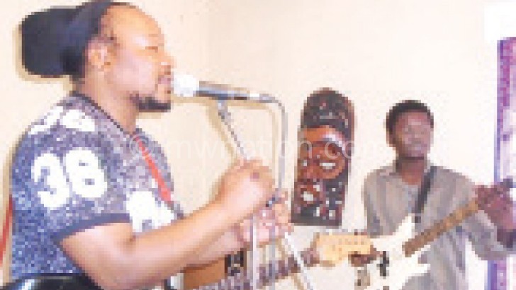 Lambanie Dube captured during rehearsals in Mzuzu