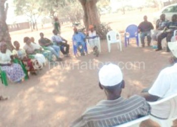 Nankumba communities discuss the challenges they face in the area