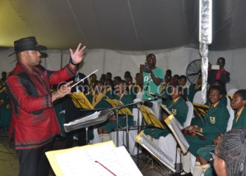 Chilima leading the concert