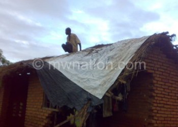 Floods destroyed many houses in Karonga