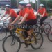 The five cyclists arriving in Blantyre on Friday