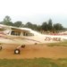 The plane that made an emergency landing