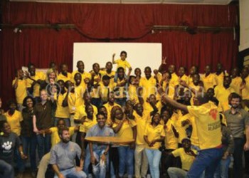 Mission accomplished: ‘The Yellow Army’ that conducted the anti-rabies campaign celebrates at the closing ceremony