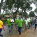 Participants walk during th fundraising big walk