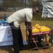 Technician Loti Singini
 testing the new generator