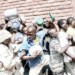 Prisoners scrambling for food at Mulanje Prison where Makondetsa has been remanded since 2006