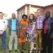 Some of the UK teachers and their Malawi counterparts take a break during the conference