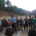 Hauya tries a shot during trials at Nyambadwe Primary School