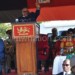 Mutharika addressing a political rally