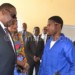 President Peter Mutharika (L) believes technical skills
 empower the youth