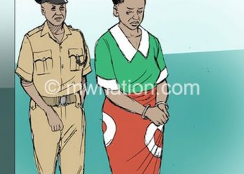 An illustration of an arrest