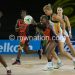 The Queens taking on the Proteas in African Netball Championship last year