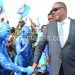Mutharika greets a DPP youth cadet in this file photo