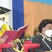 Chakwera confers degrees during the graduation ceremony yesterday