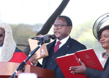 Chakwera takes oath of office as Sixth President of the Republic of Malawi on June 28 2020