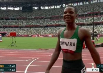 Simwaka captured during Tokyo Olympic Games in Japan