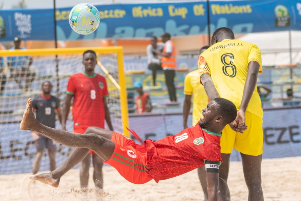 Malawi lose to Uganda in beach soccer match