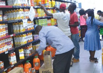 Consumers in one of the outlets in Blantyre