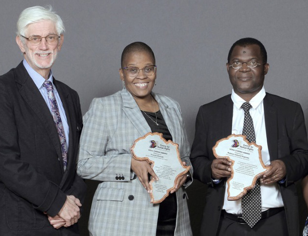 Judge Kapindu, Namibian minister receive award