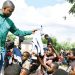 Bushiri distributes clothes to some people
affected by the cyclone disasater