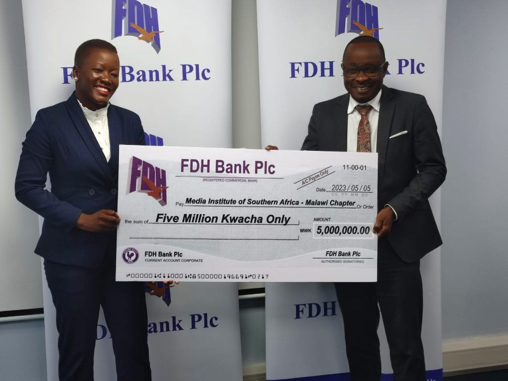 FDH Bank gives K5m for Misa Malawi gala awards