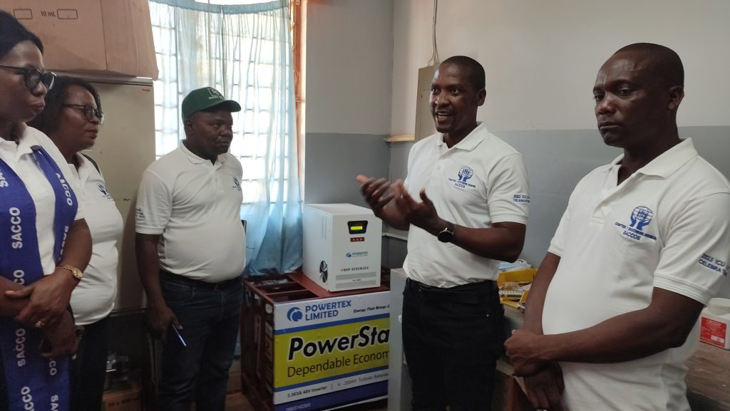 Chapter 1 Sacco donate power backup to Mwanza Hospital