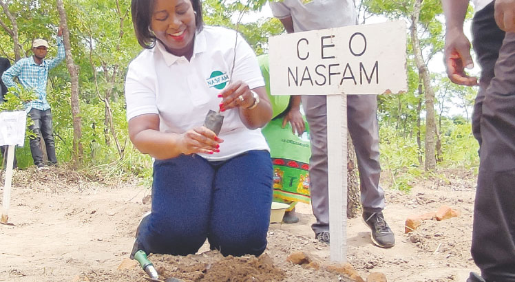 Nasfam in forestry regeneration exercise