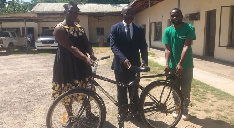 Disaster committees receive bicycles