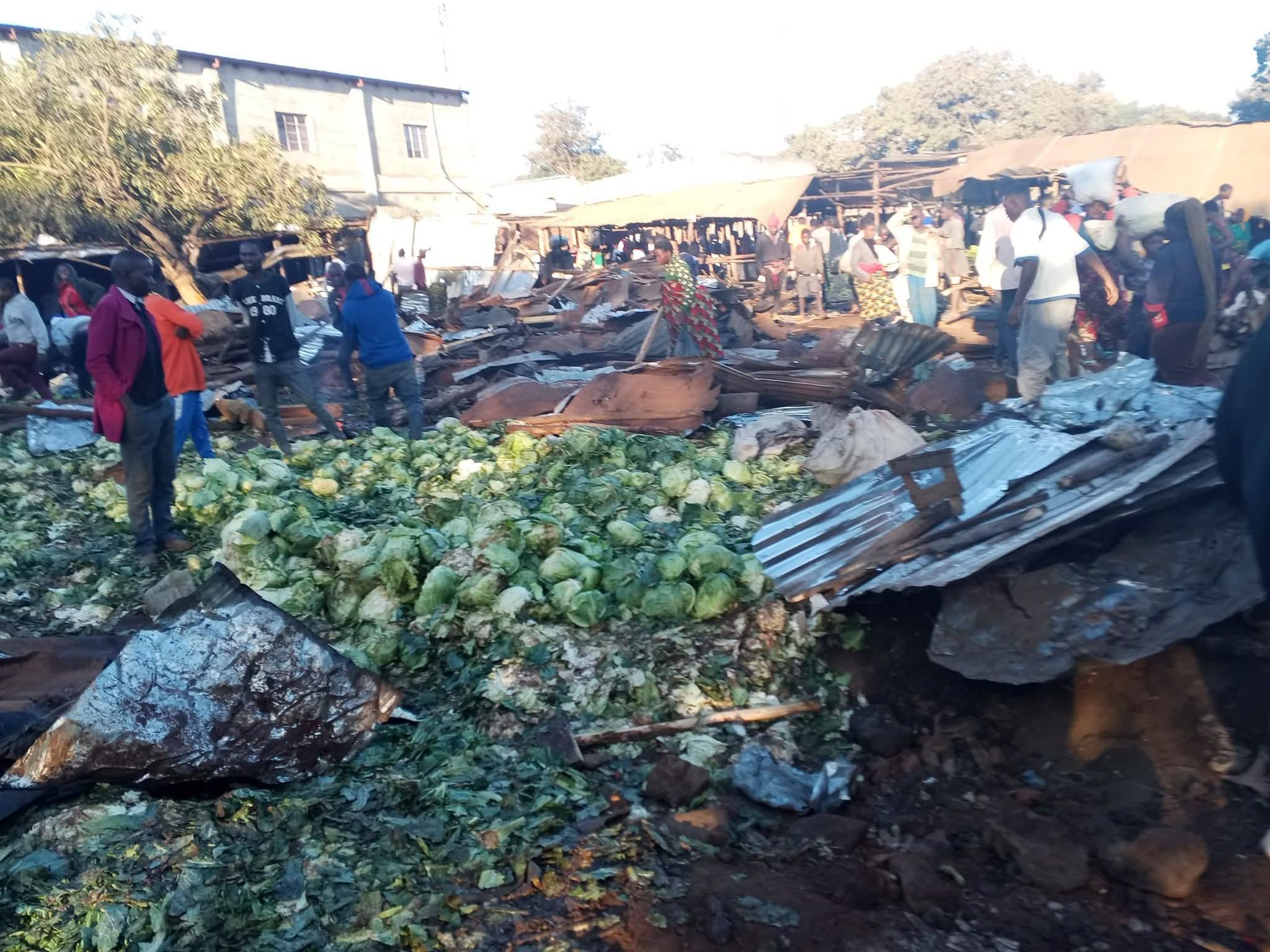 LCC demolishes Wakawaka Market