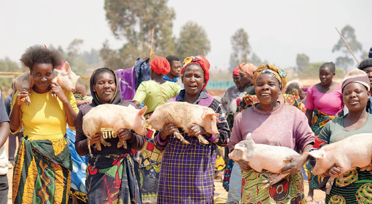 NGO distributes pigs, rabbits to women, youths in Dedza